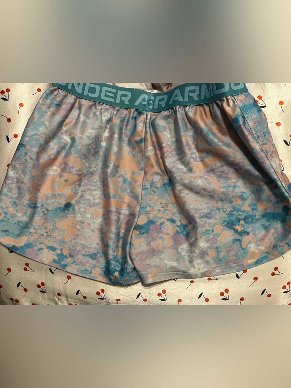 Under Armour Multicolor Marbled Athletic Shorts